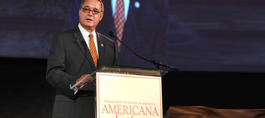 Congressman Jeff Miller speaking at a podium